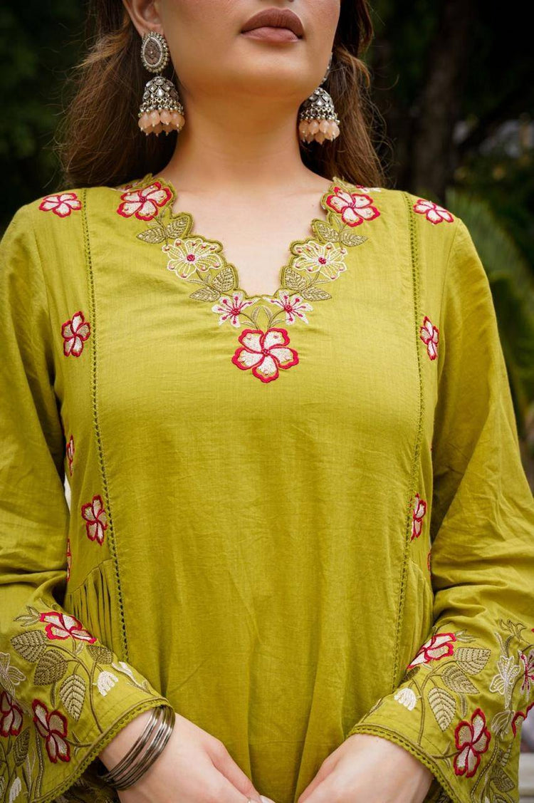 mul-cotton-embroidered-a-line-suit-with-gathers-paired-with-cotton-embroidered-dupatta-pista-green-2
