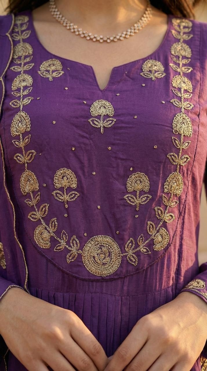 mul-cotton-embroidered-a-line-suit-with-gathers-paired-with-cotton-embroidered-dupatta-purple-3