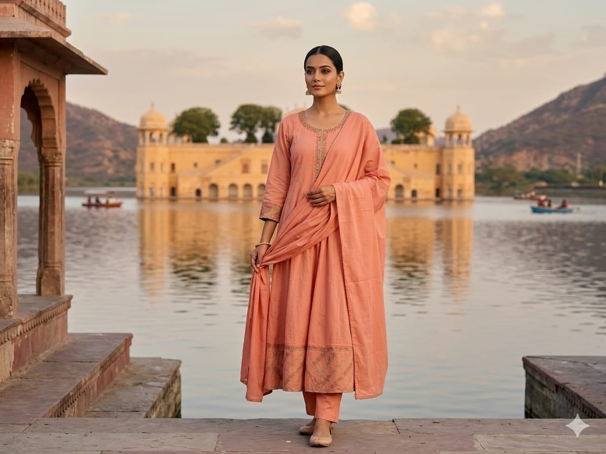 mul-cotton-embroidered-anarkali-with-lining-peach-colour-1
