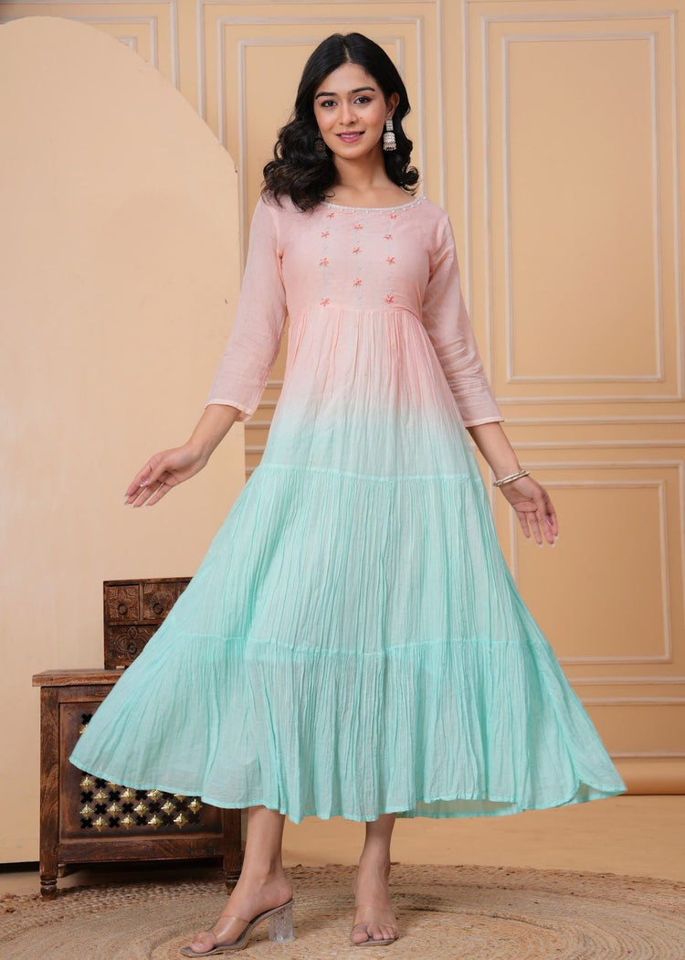mul-cotton-ombre-shade-dress-with-lining-pink-1