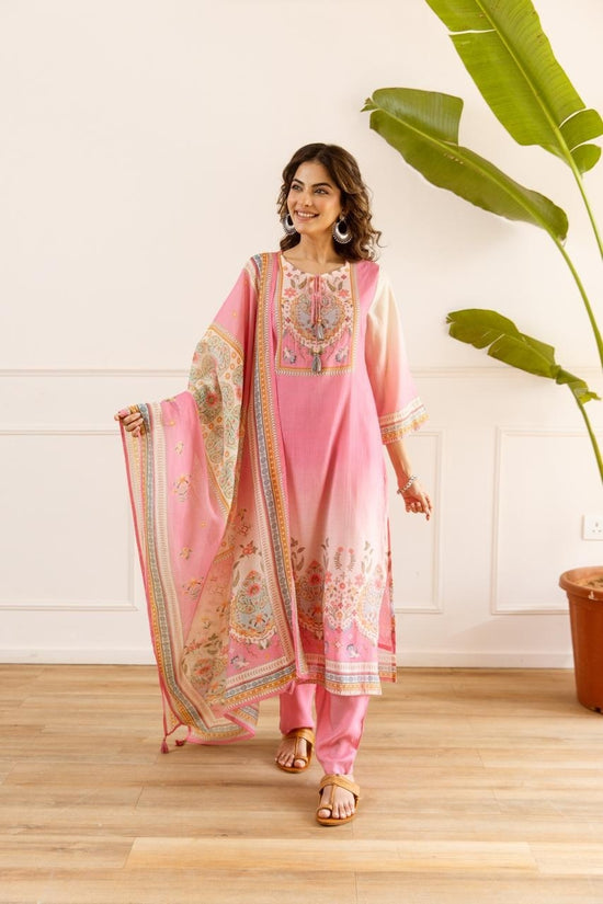 muslin-digital-print-embroidered-straight-fit-suit-set-with-cotton-lining-pink-1