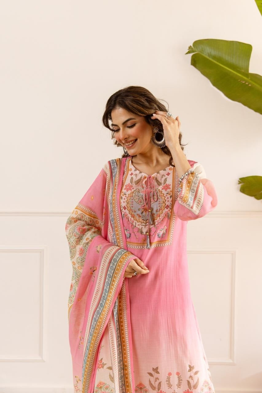muslin-digital-print-embroidered-straight-fit-suit-set-with-cotton-lining-pink-3