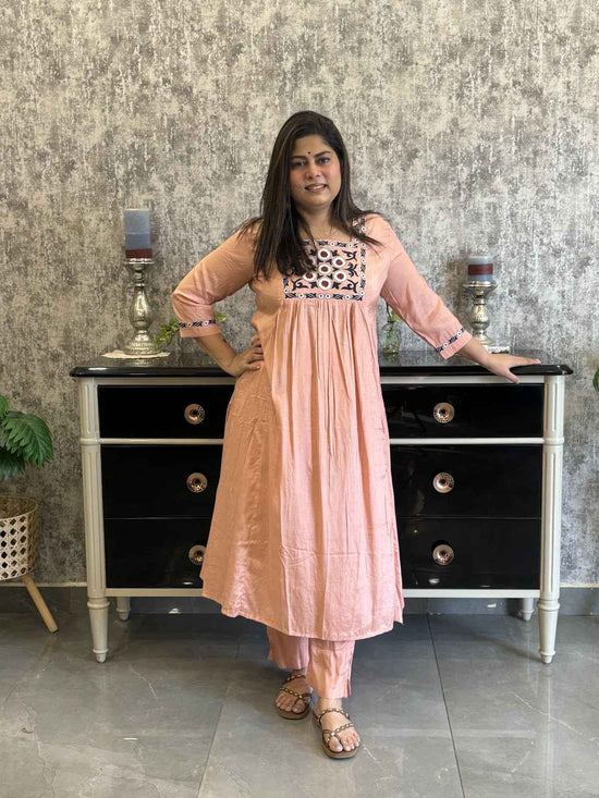 muslin-embroidered-a-line-pant-set-peach-1