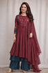 muslin-silk-layered-a-line-suit-set-with-applique-work-embroidery-maroon-1