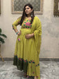 pichwai-print-mul-cotton-suit-set-with-lining-tassels-greenish-mustard-1