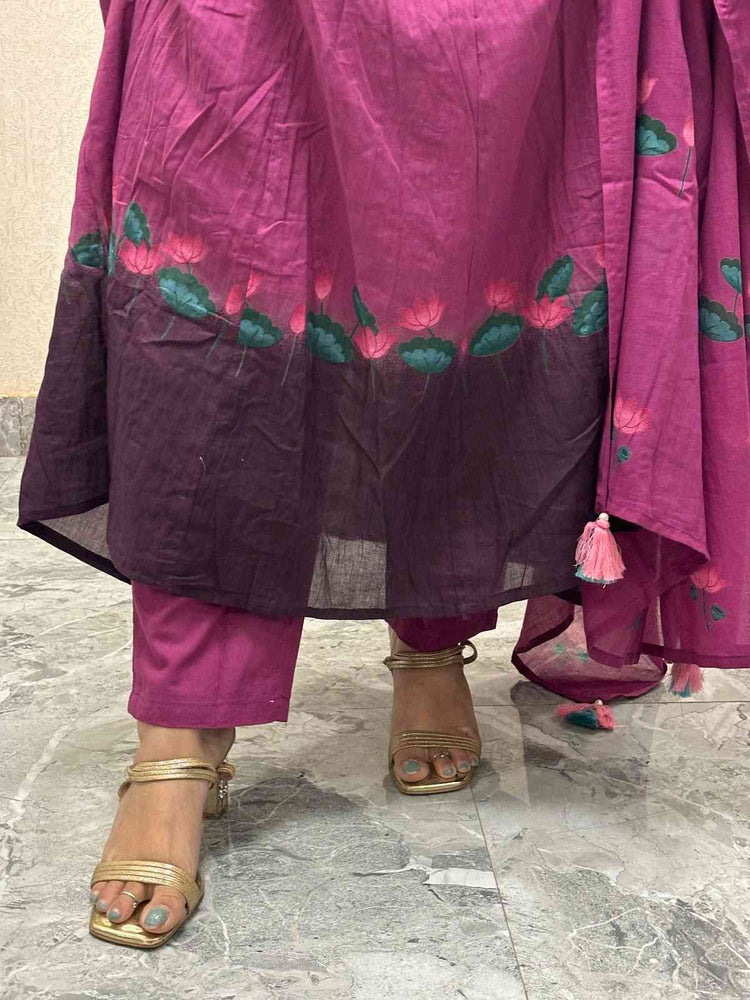 pichwai-print-mul-cotton-suit-set-with-lining-tassels-wine-5