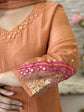 premium-banaras-mul-chanderi-a-line-hand-embroidered-suit-set-with-mul-cotton-lining-pastel-orange-3