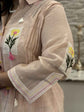 premium-banaras-mul-chanderi-applique-work-embroidered-co-ord-set-with-separate-inner-peach-3