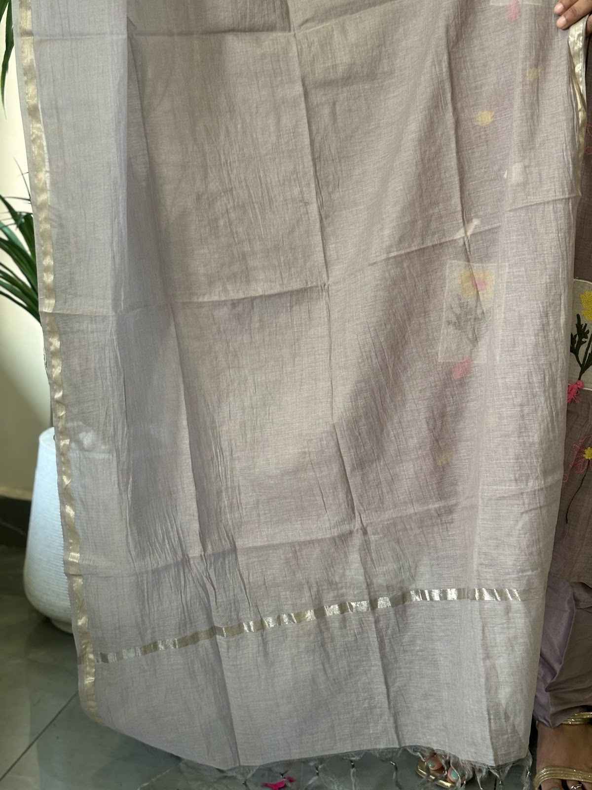 premium-banaras-mul-chanderi-applique-work-straight-fit-suit-set-with-mul-cotton-lining-lavender-4