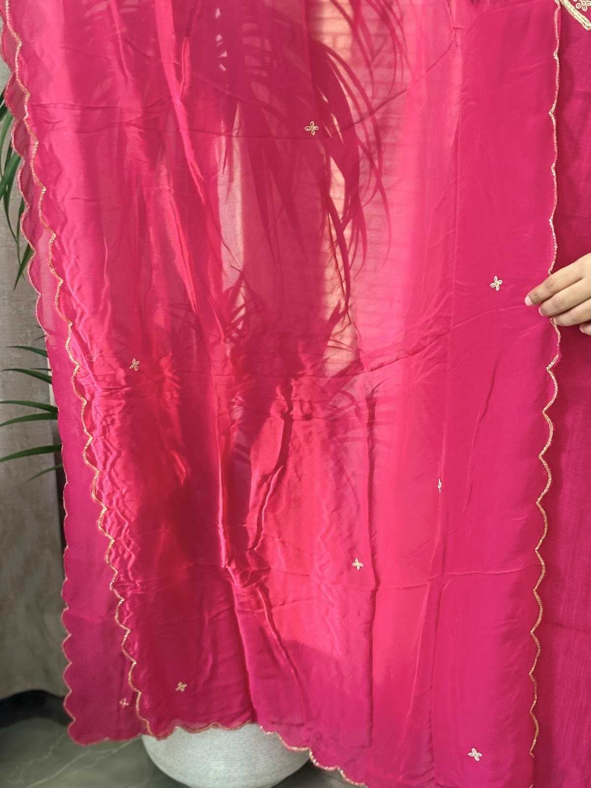 premium-banaras-mul-chanderi-hand-embroidered-a-line-suit-set-with-mul-cotton-lining-colour-rani-4
