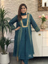 premium-banaras-mul-chanderi-hand-embroidered-a-line-suit-set-with-mul-cotton-lining-emrald-green-1