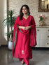 premium-banaras-mul-chanderi-hand-embroidered-a-line-suit-set-with-mul-cotton-lining-paired-with-organza-embroidered-dupatta-with-contrast-hacking-cheery-red-1