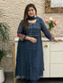 premium-banaras-mul-chanderi-mirror-work-hand-embroidered-a-line-suit-set-navy-blue-1