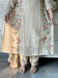 premium-banaras-mulchanderi-a-line-hand-embroidered-a-line-suit-set-dark-beige-3