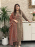 premium-cambric-cotton-applique-real-mirror-work-a-line-suit-set-brown-1