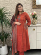 premium-cambric-cotton-applique-real-mirror-work-a-line-suit-set-rust-2