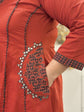 premium-cambric-cotton-applique-real-mirror-work-a-line-suit-set-rust-4