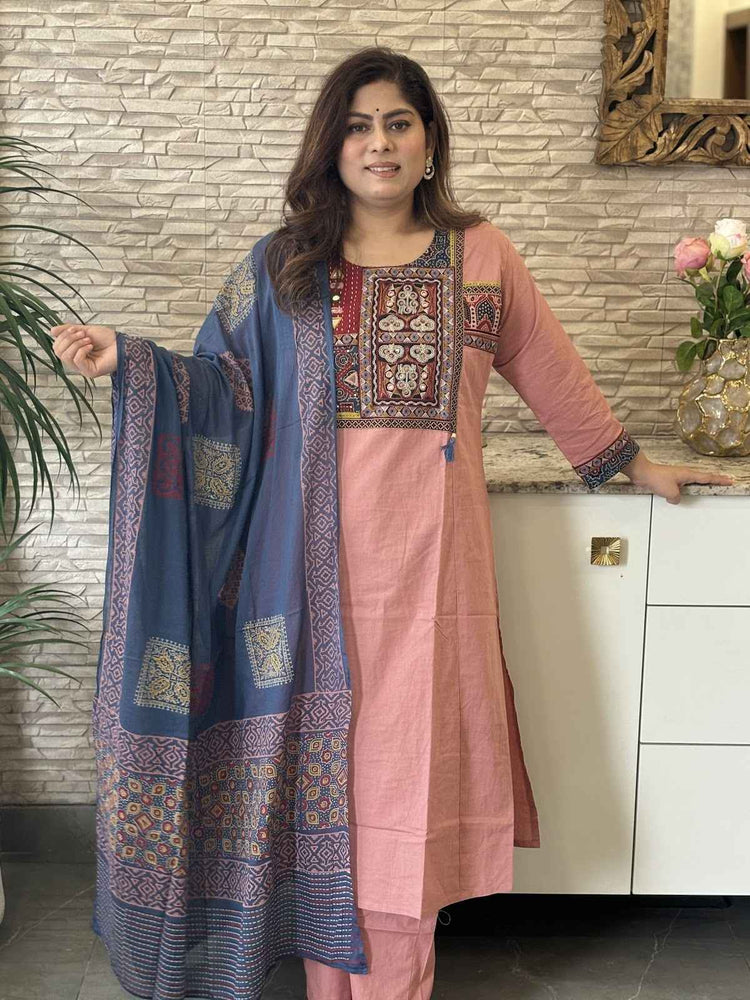 premium-cambric-cotton-kutch-work-patch-work-hand-embroidered-a-line-suit-set-earthy-pink-1