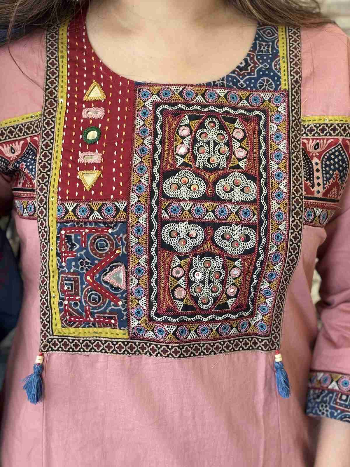 premium-cambric-cotton-kutch-work-patch-work-hand-embroidered-a-line-suit-set-earthy-pink-3