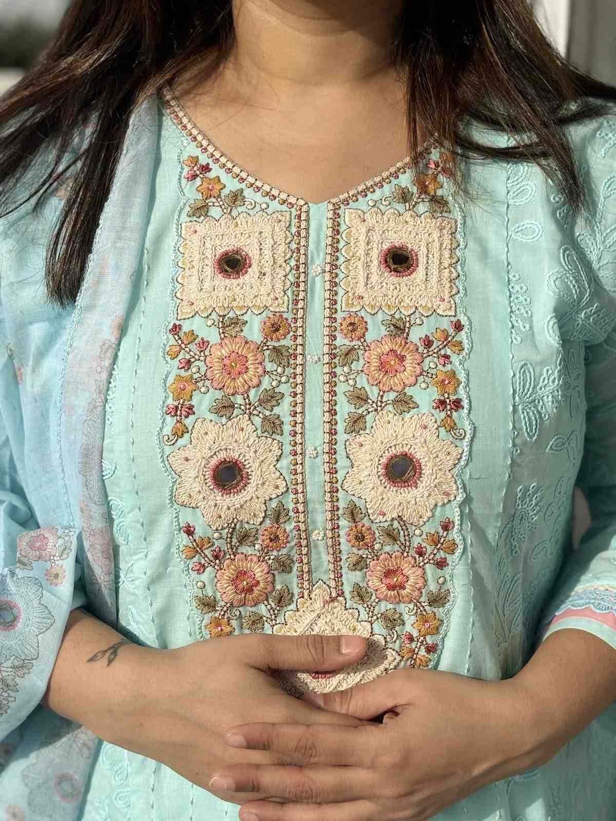 premium-cotton-a-line-embroidered-suit-set-with-dori-work-at-sleeves-sides-paired-with-digital-print-dupatta-sky-blue-3