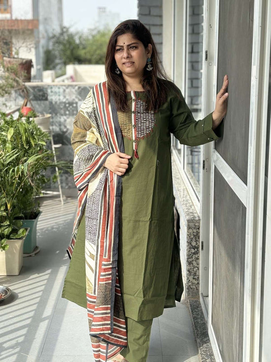 premium-cotton-a-line-suit-set-with-digital-mul-stole-width-dupatta-mehendi-green-1