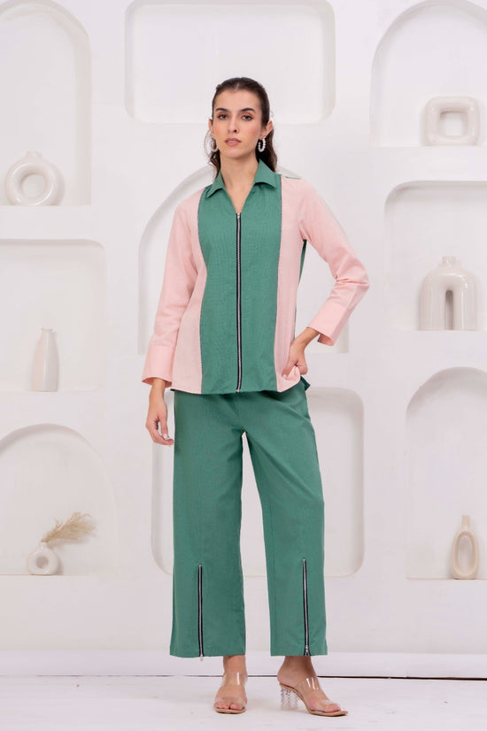 premium-cotton-colour-block-co-ord-set-with-zip-detailing-green-1