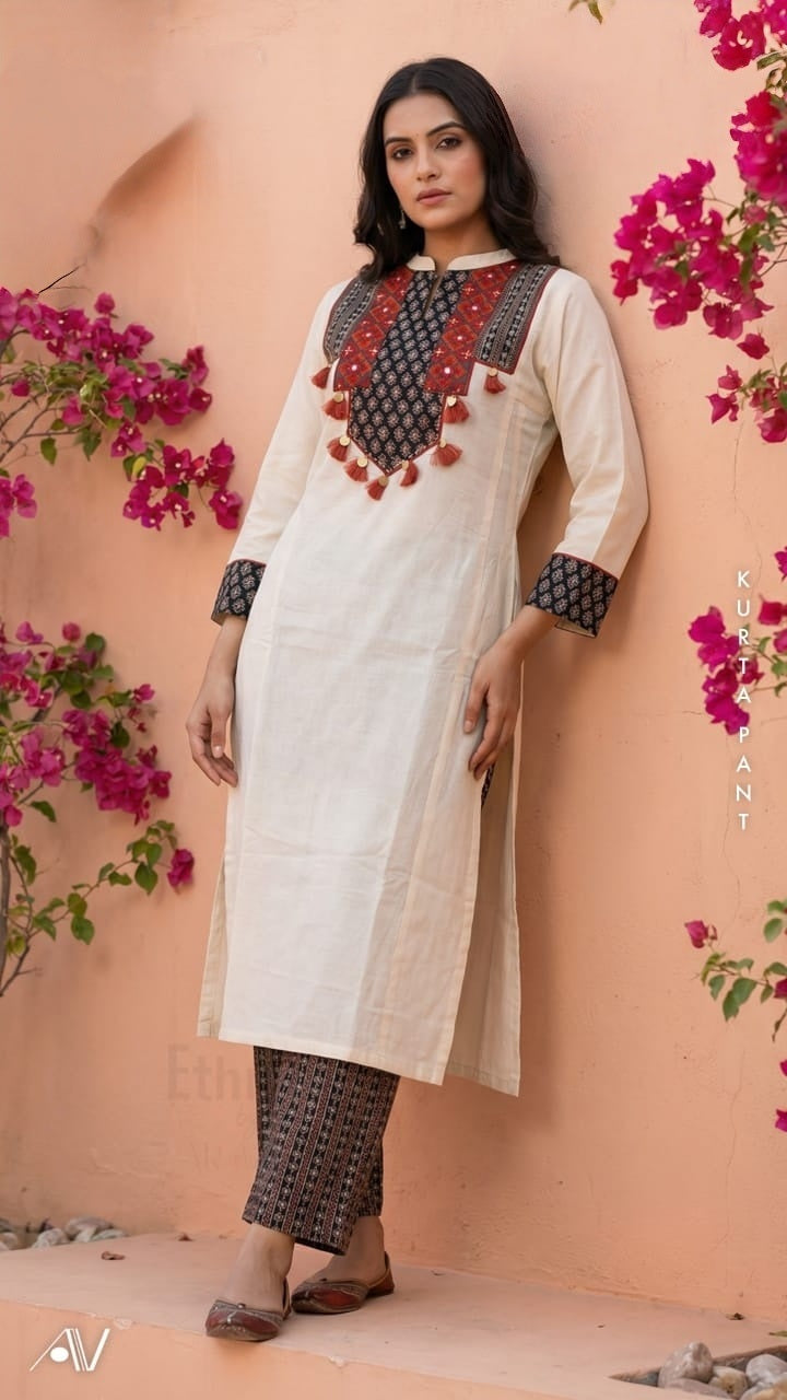 premium-cotton-embroidered-patch-work-pant-set-off-white-1