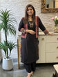 premium-cotton-pant-set-with-embroidered-jacket-black-1