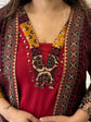 premium-cotton-pant-set-with-embroidered-jacket-maroon-2