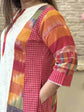 premium-cotton-schiffili-handloom-gamcha-checks-and-ikkat-print-a-line-dress-with-mul-cotton-lining-and-pockets-off-white-3