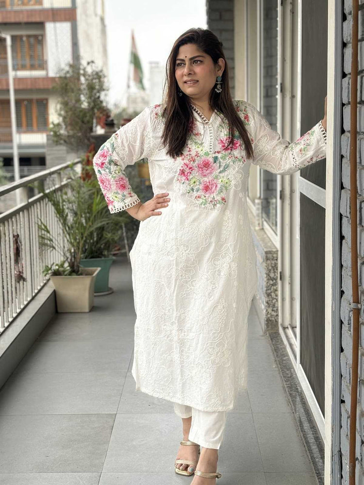 premium-designer-suit-set-completely-embroidered-at-front-back-with-applique-work-paired-with-stretchable-cotton-lycra-pant-net-jaal-dupatta-white-2