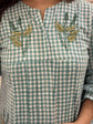 premium-handloom-gamcha-checks-embroidered-dress-with-applique-work-bluish-green-2