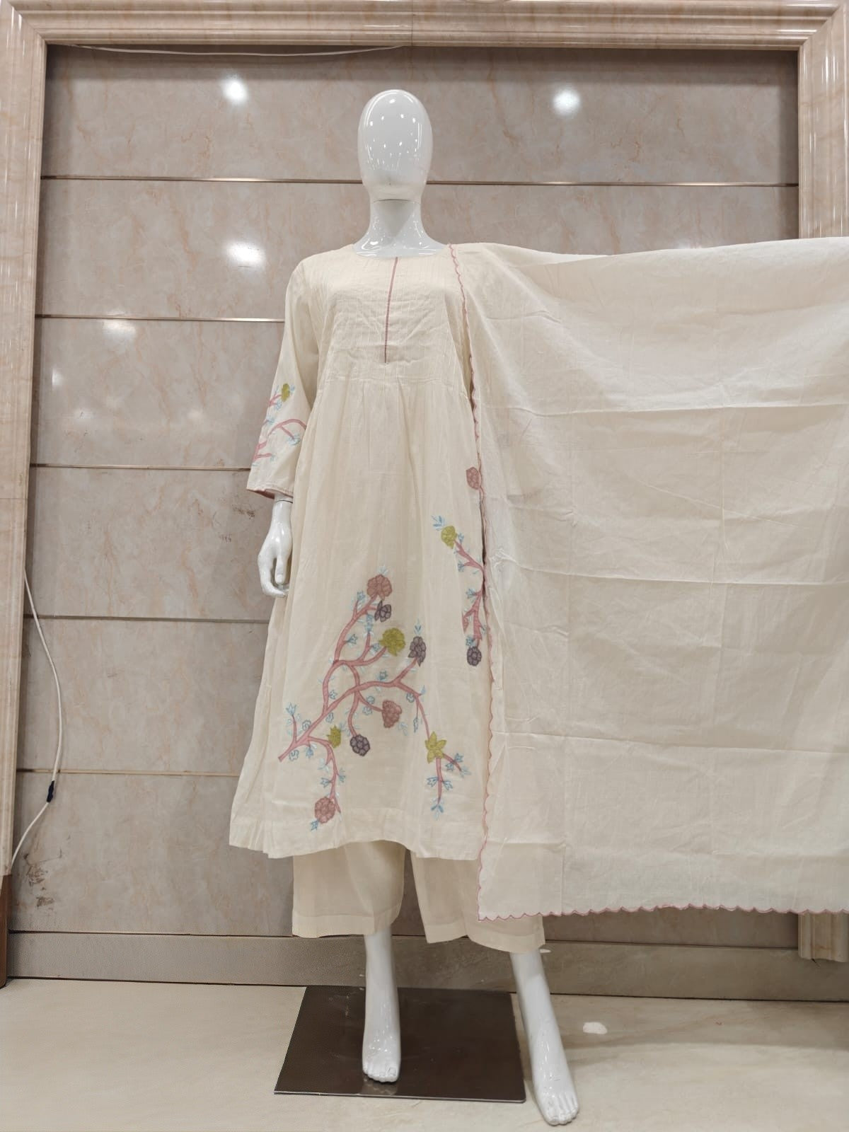 premium-mul-cotton-applique-work-suit-set-with-lining-beige-1
