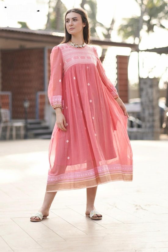 premium-mul-cotton-jamdani-dress-with-lining-pink-1