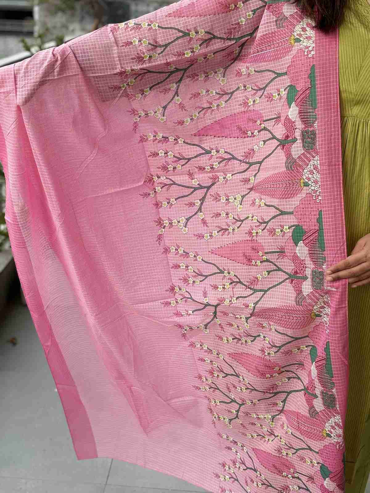 premium-silly-cotton-suit-set-with-lining-paired-with-printed-cotton-kota-doria-dupatta-green-5