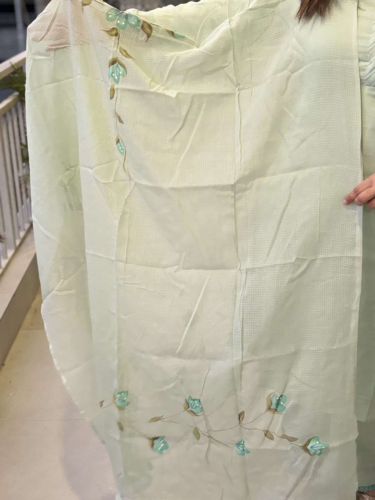 premium-slub-cottonbhand-brush-paint-suit-set-with-mul-cotton-lining-paired-with-cotton-kota-doria-brush-paint-dupatta-pastel-sea-green-3