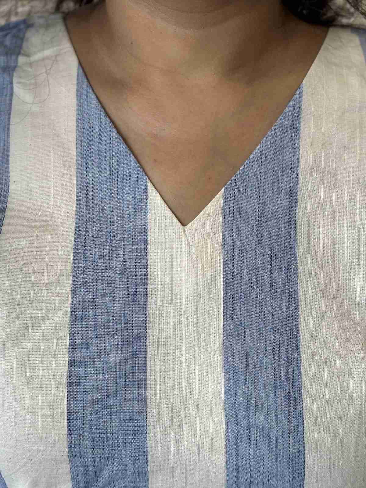 premium-soft-cotton-handloom-stripes-checks-dress-with-pockets-cotton-lining-blue-2
