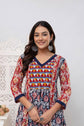 printed-pure-cotton-anarkali-pant-set-blue-3