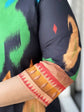 pur-cotton-ikkat-print-straight-fit-suit-set-paired-with-stole-width-dupatta-black-3