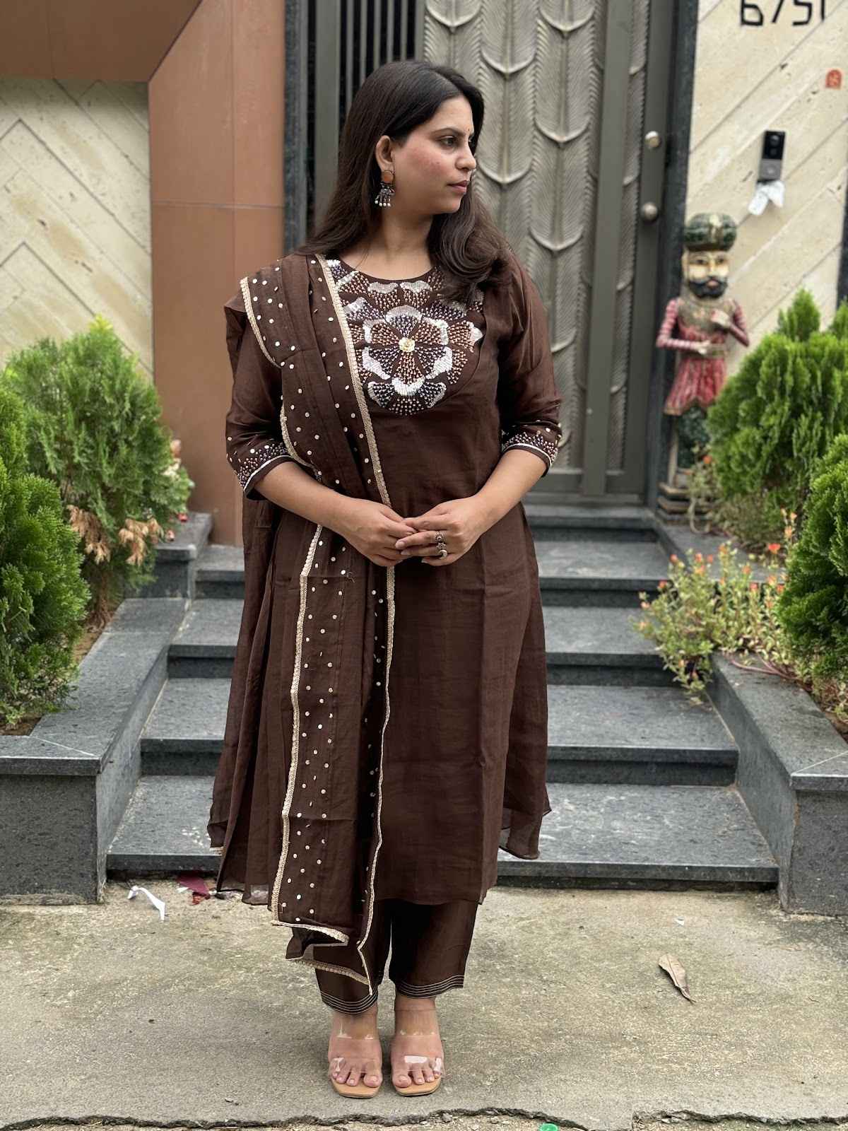 pure-bananas-mul-chanderi-hand-embroidered-a-line-suit-set-paired-with-mul-chanderi-embroidered-dupatta-brown-1
