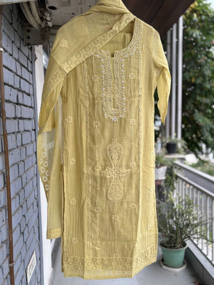 pure-banaras-mul-chanderi-embroidery-straight-fit-suit-set-pastel-lemon-yellow-1