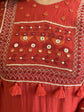 pure-banaras-mul-chanderi-hand-embroidered-mirror-work-a-line-suit-set-paired-with-mul-chanderi-digital-print-dupatta-orangish-red-2