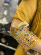 pure-banaras-mul-chanderi-hand-embroidered-pant-set-mustard-3