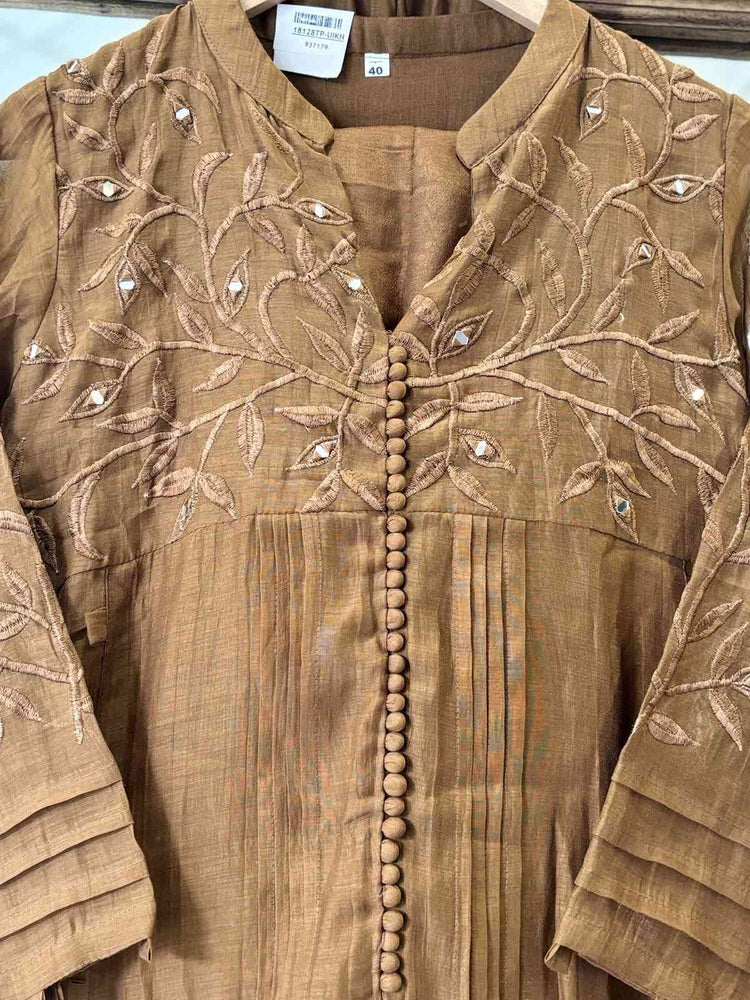 pure-banaras-mul-chanderi-hand-embroidered-straight-fit-suit-set-with-mul-cotton-lining-brown-2
