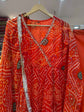 pure-chiffon-hand-embroidered-angrakha-style-bandhni-print-anarkali-orange-2