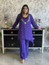 pure-chinnon-hand-embroidered-co-ord-set-with-padded-bustier-purple-1