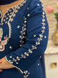 pure-chinnon-hand-embroidered-straight-fit-suit-set-with-embroidered-chinnon-palazzo-paired-with-chiffon-dupatta-royal-blue-2