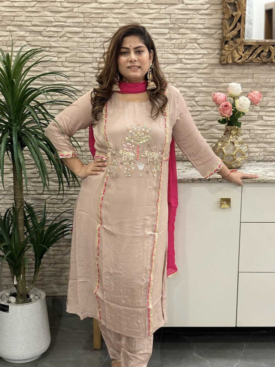 pure-chinon-hand-embroidered-a-line-suit-set-with-mul-cotton-lining-paired-with-chiffon-gota-work-dupatta-earthy-mauve-1