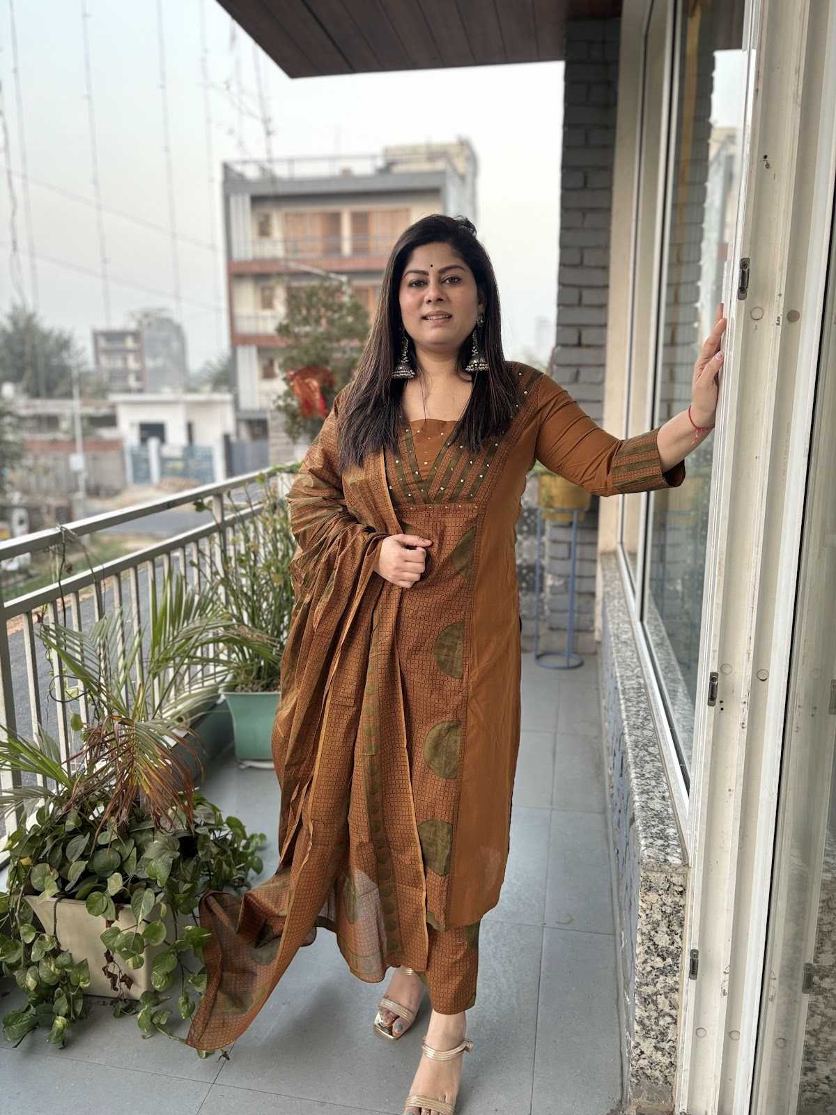 pure-cotton-a-line-printed-suit-set-mustard-brown-1