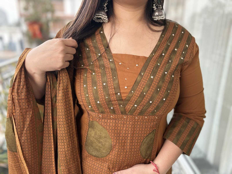 pure-cotton-a-line-printed-suit-set-mustard-brown-2